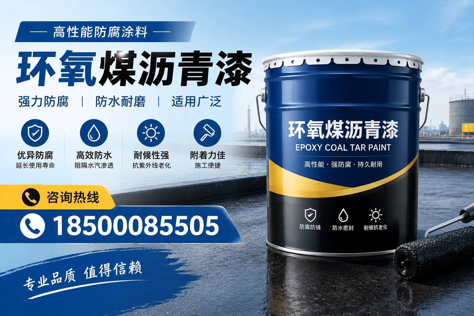 环氧煤沥青漆的主要成分与功能，平和用户深度了解